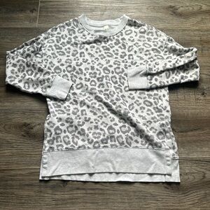 Used women’s leopard print sweater